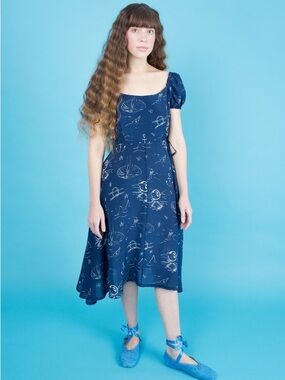 SAMANTHA PLEET Siren Dress Blue 2/M